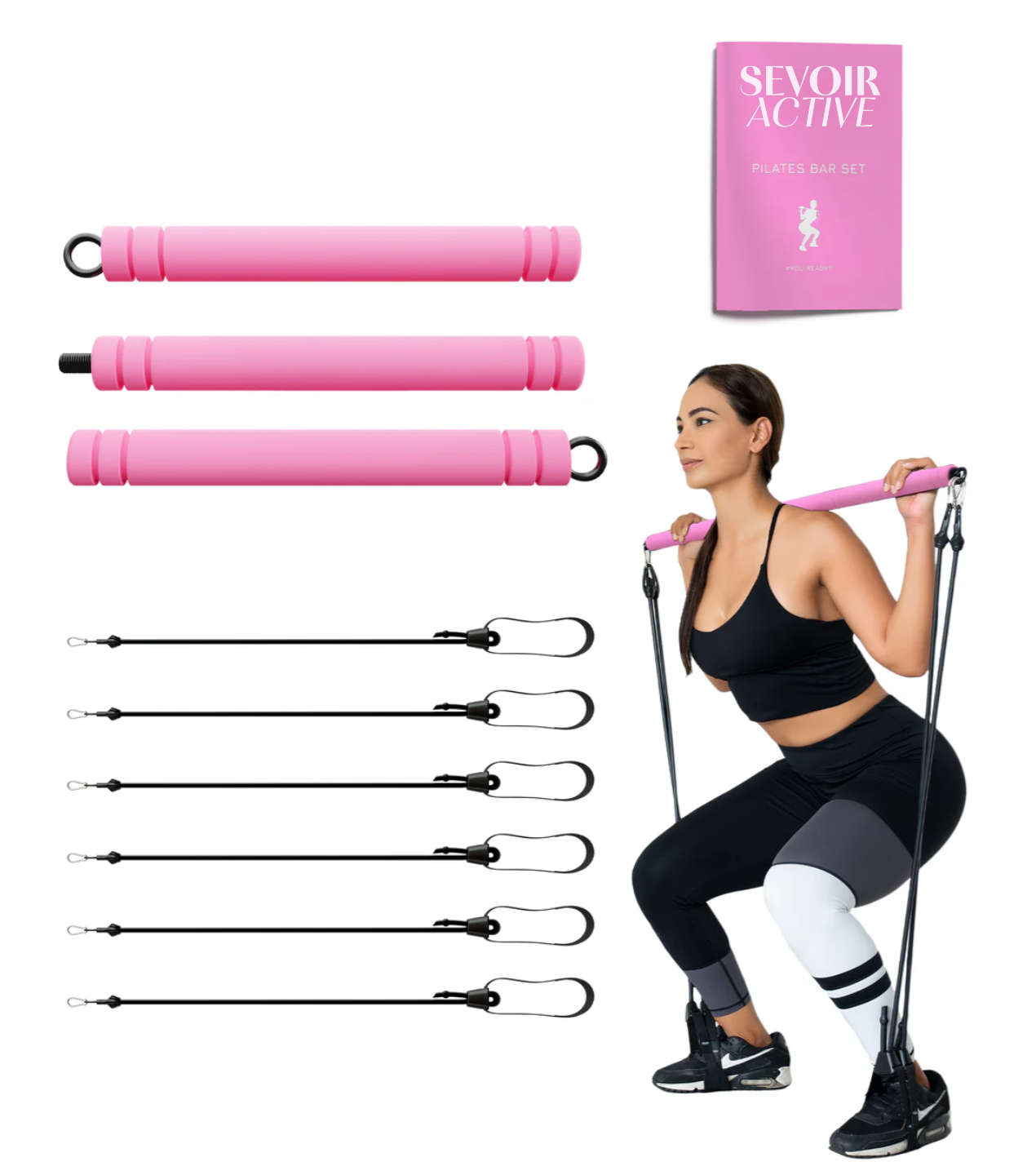 Pilates-Bar-Set | Komme ganz Einfach zu Hause in Shape